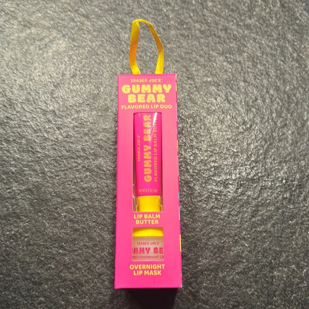 Trader Joe’s Gummy Bear Flavored Lip Duo Limited Edition NEW